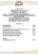 Öffnungszeiten Empfehlenkarte KW 49-2022