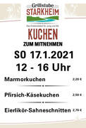 Kuchen am 17.1.2021
