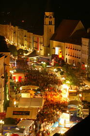Mühldorfer Altstadtfest bei Nacht