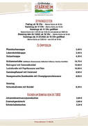 Preise Inklusive 7 % MwSt.