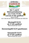Öffnungszeiten Weihnachten Sylvester