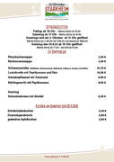 Öffnungszeiten Empfehlenkarte KW 38 22